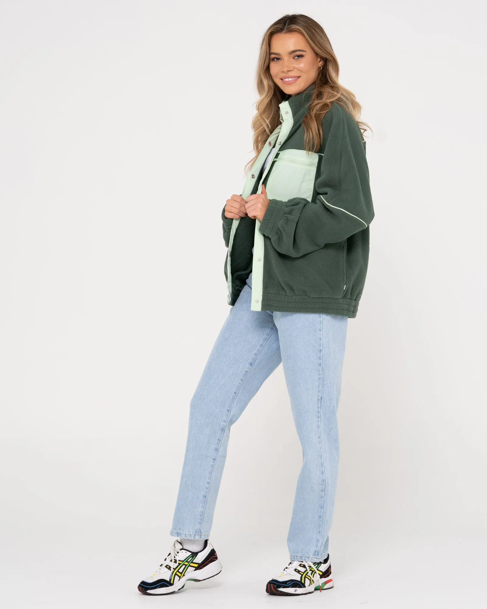 NELLY SNAP BUTTON FLEECE