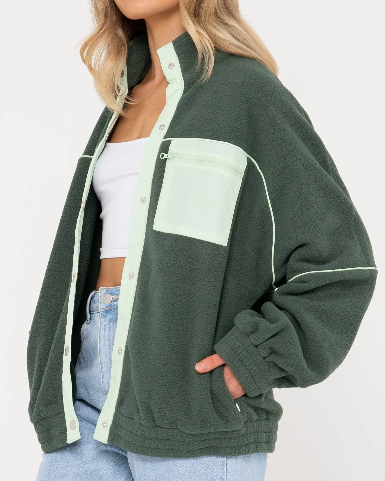 NELLY SNAP BUTTON FLEECE