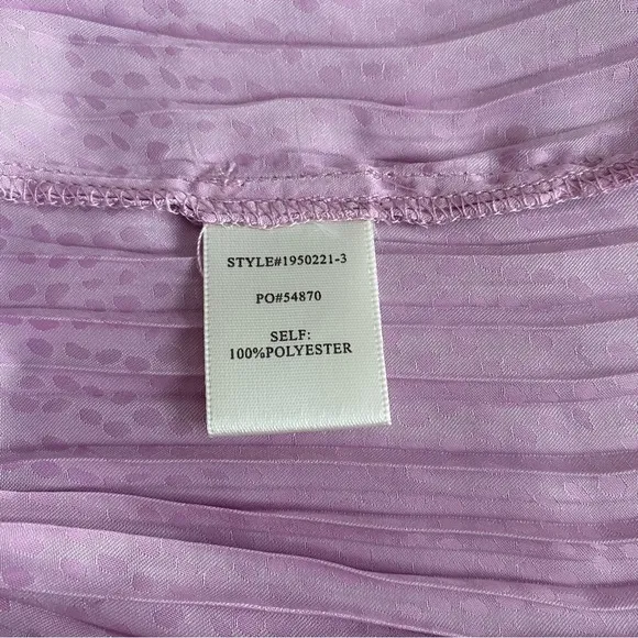 New Anthropologie Current Air Lavender Pleated Mini Skirt Size M | Item 2341