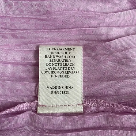 New Anthropologie Current Air Lavender Pleated Mini Skirt Size M | Item 2341