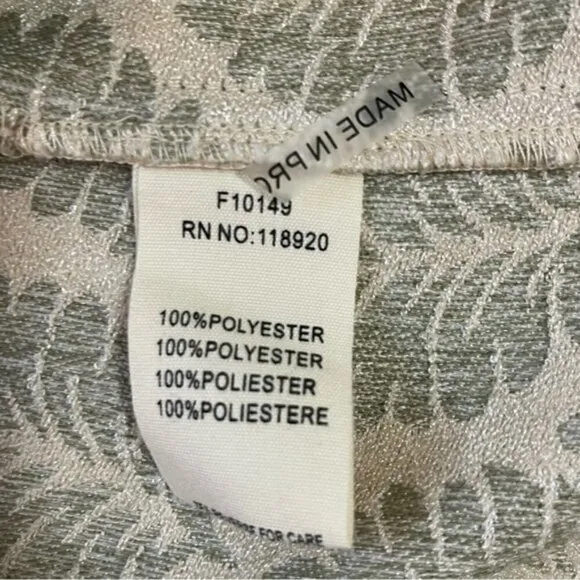 NEW FRNCH Light Green Dorine Jacquard Mini Skirt US S