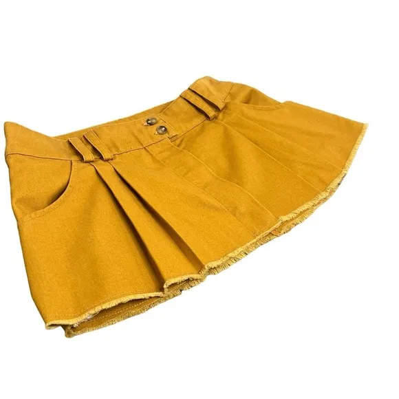 NWOT BDG Sydney Pleated Brun Mini Skirt