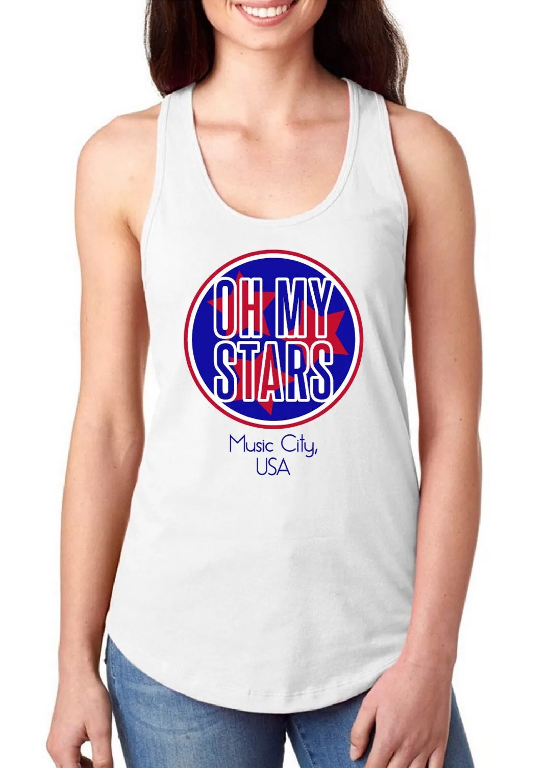 Oh My Stars! Women's Racerback