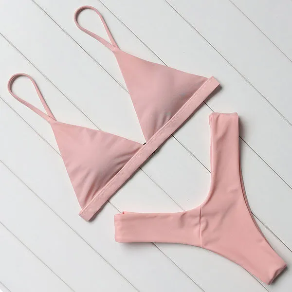 OMKAGI Swimwear Women Swimsuit Sexy Push Up Brazilian Bikini