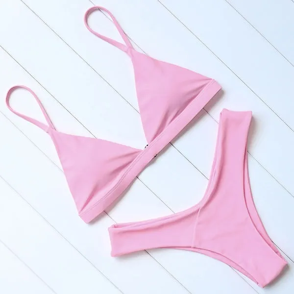 OMKAGI Swimwear Women Swimsuit Sexy Push Up Brazilian Bikini