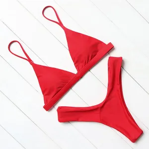 OMKAGI Swimwear Women Swimsuit Sexy Push Up Brazilian Bikini