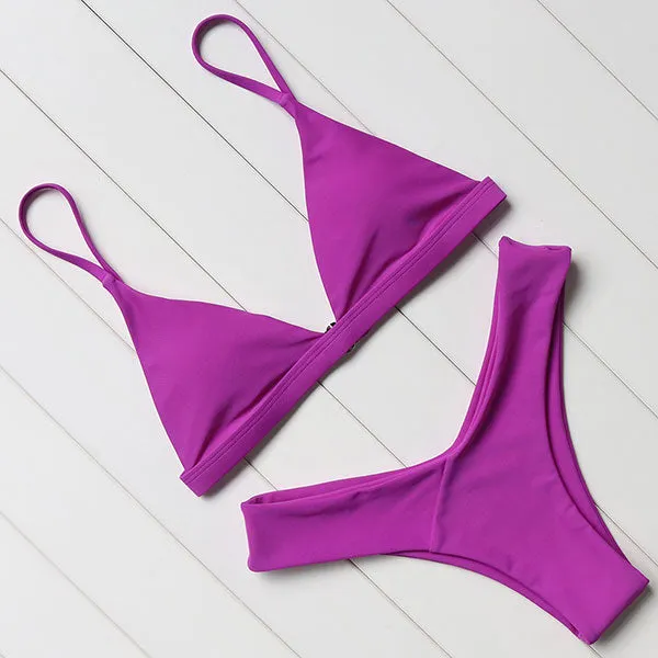 OMKAGI Swimwear Women Swimsuit Sexy Push Up Brazilian Bikini