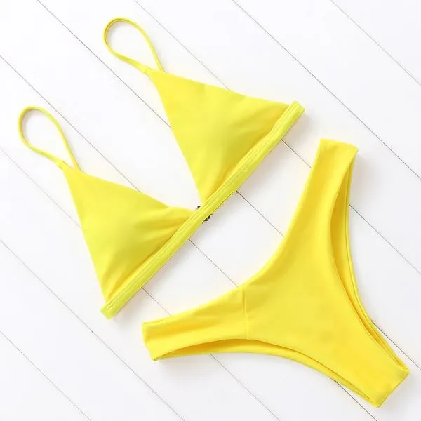 OMKAGI Swimwear Women Swimsuit Sexy Push Up Brazilian Bikini