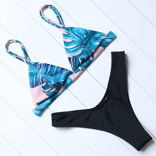 OMKAGI Swimwear Women Swimsuit Sexy Push Up Brazilian Bikini