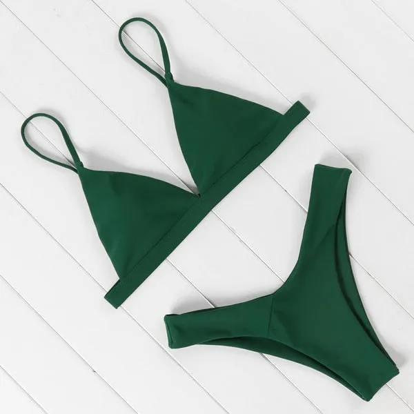 OMKAGI Swimwear Women Swimsuit Sexy Push Up Brazilian Bikini