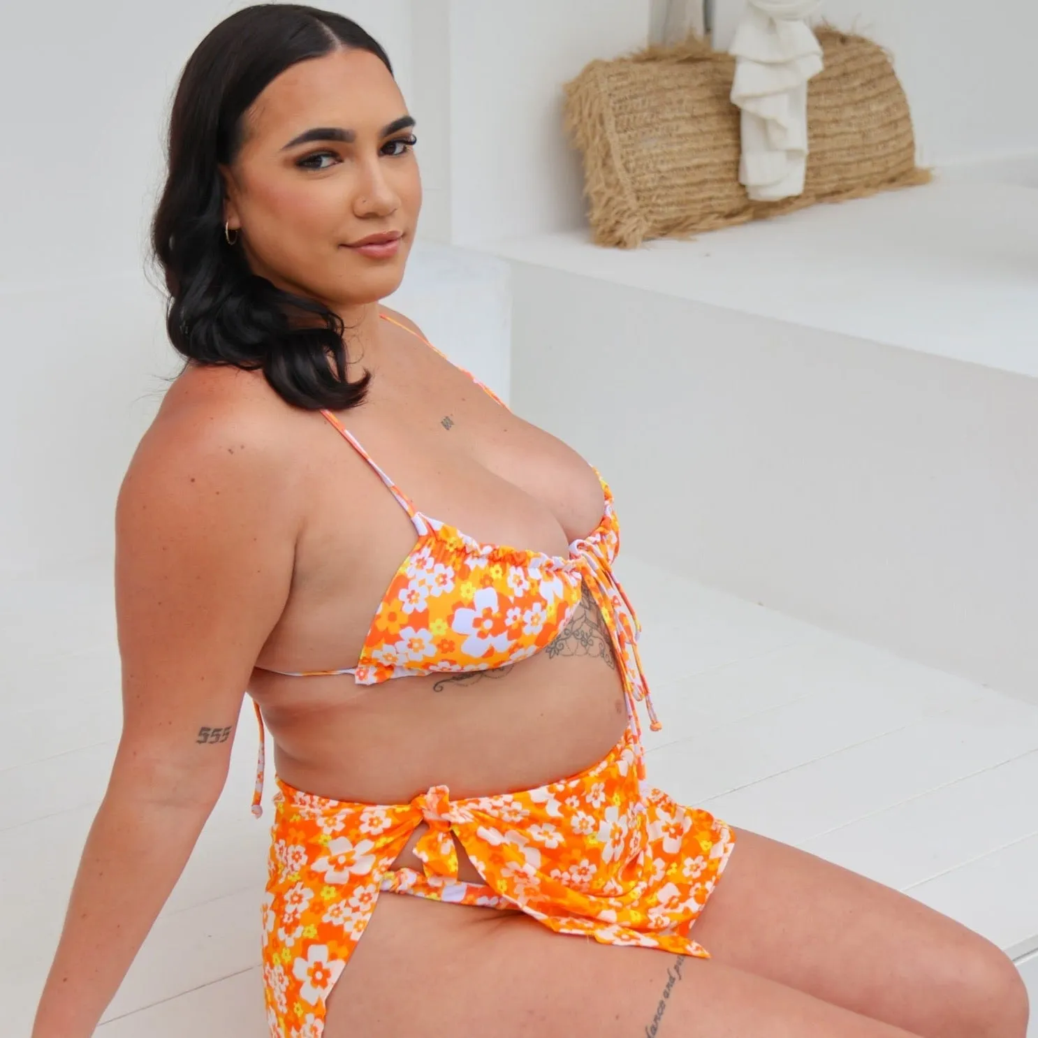 Orange Sorbet Cover Up