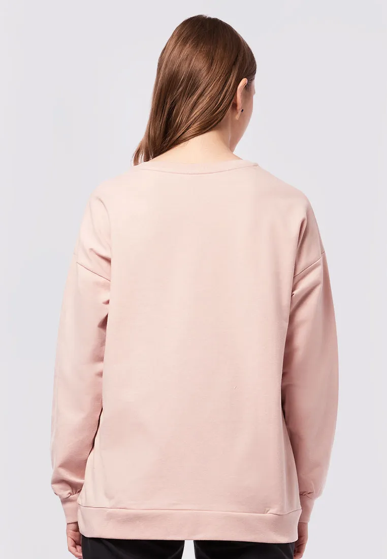 Oversized Long Sleeve Graphic Sweatshirt