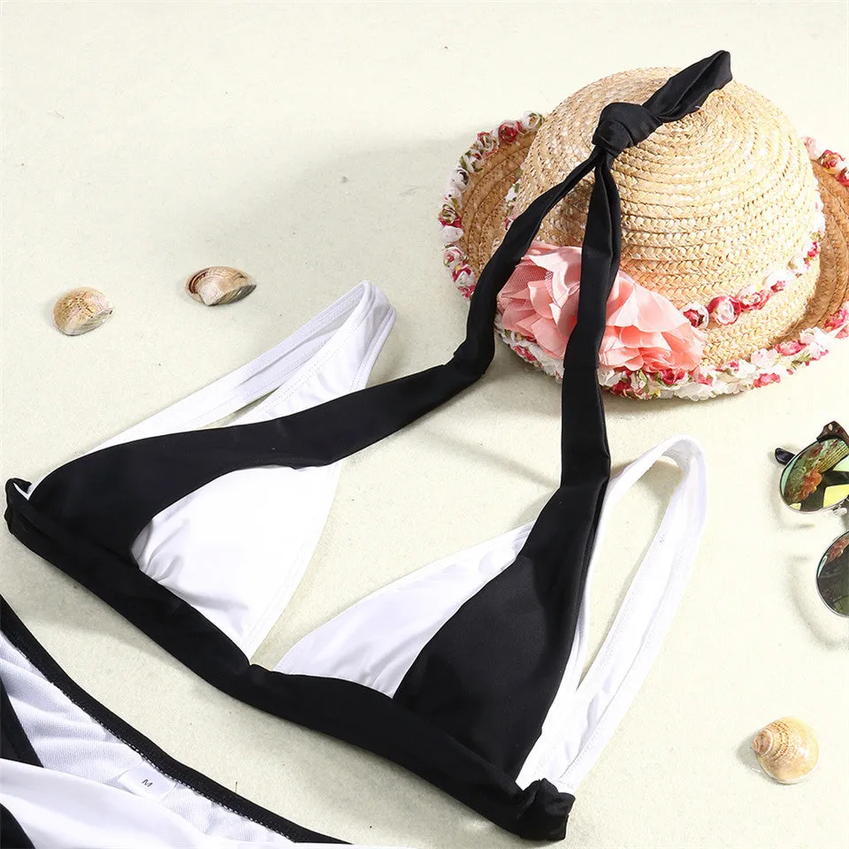 Padded Swimwear Women Fashion Neoprene Bikini Woman New Summer  Swimsuit Bath Suit Push Up Bikini set Bathsuit Biquini