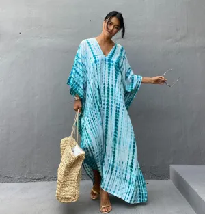 Paisley || Cotton Beach Cover-up Robe Dress
