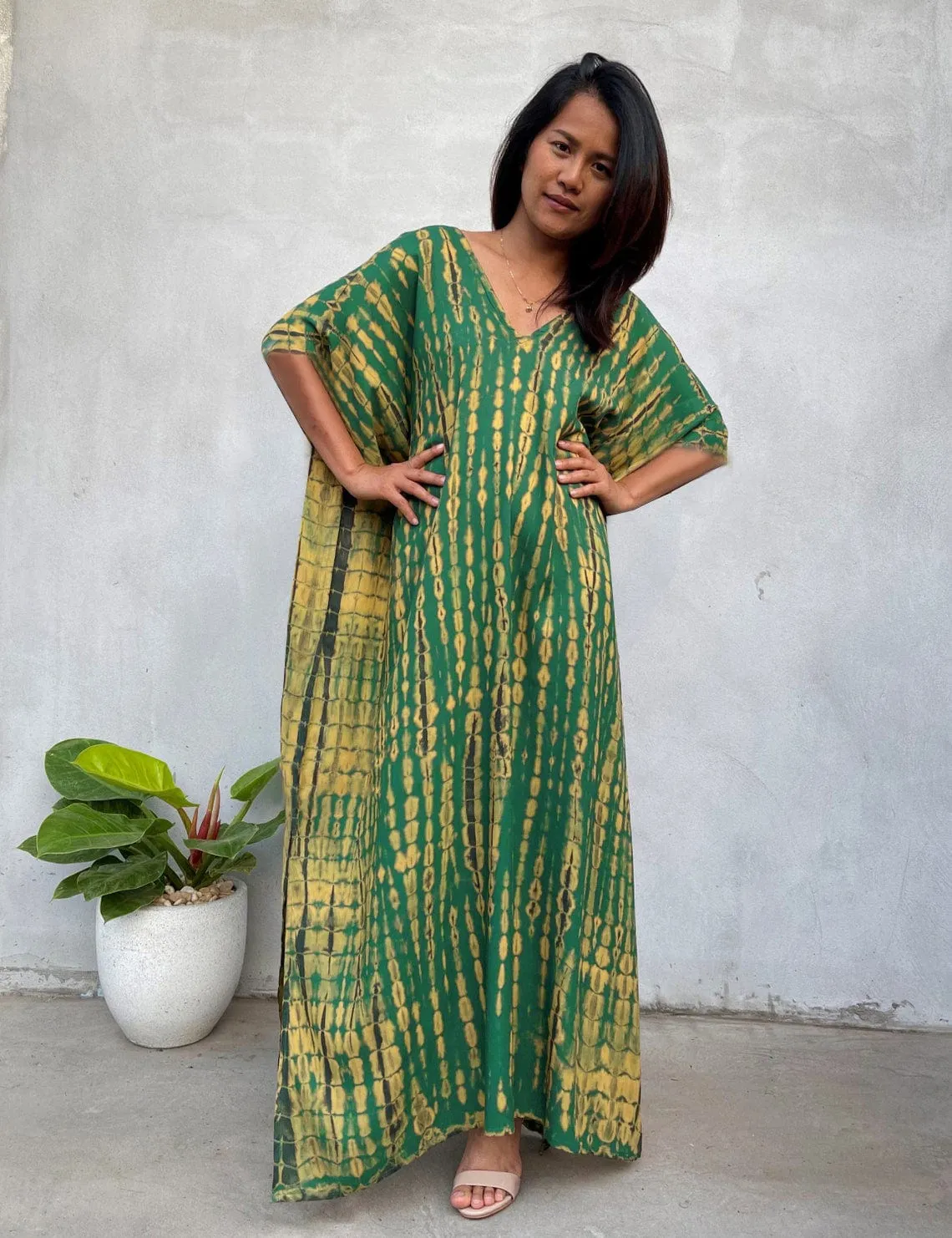 Paisley || Cotton Beach Cover-up Robe Dress