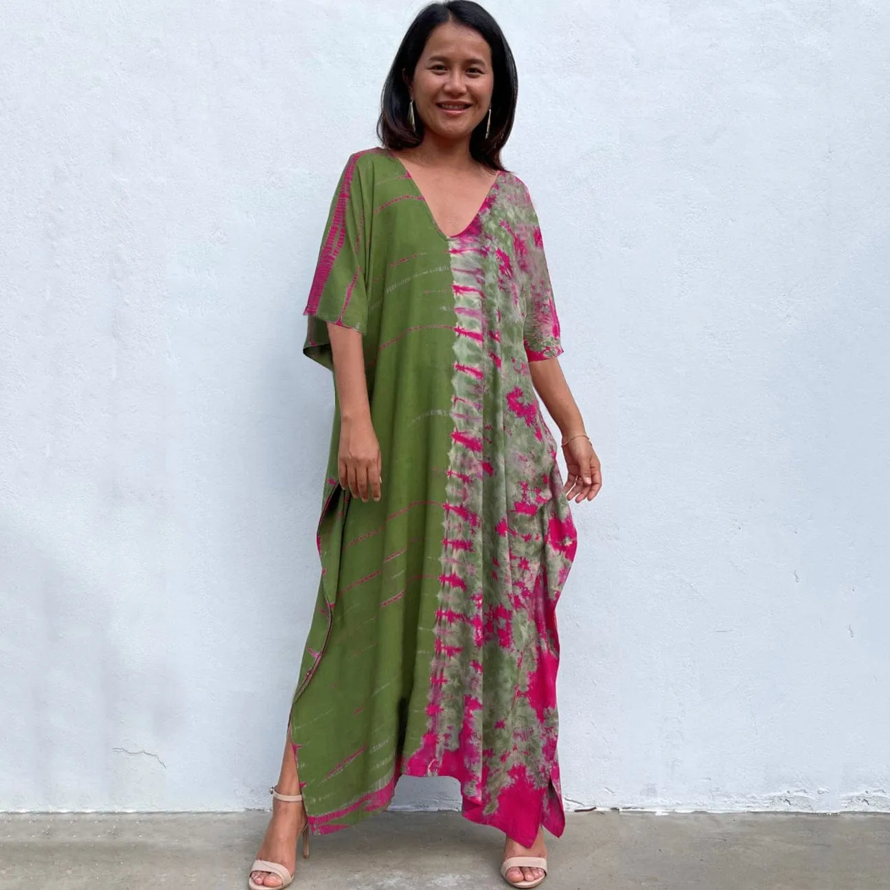 Paisley || Cotton Beach Cover-up Robe Dress