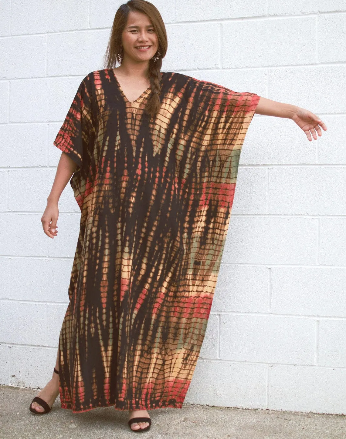 Paisley || Cotton Beach Cover-up Robe Dress