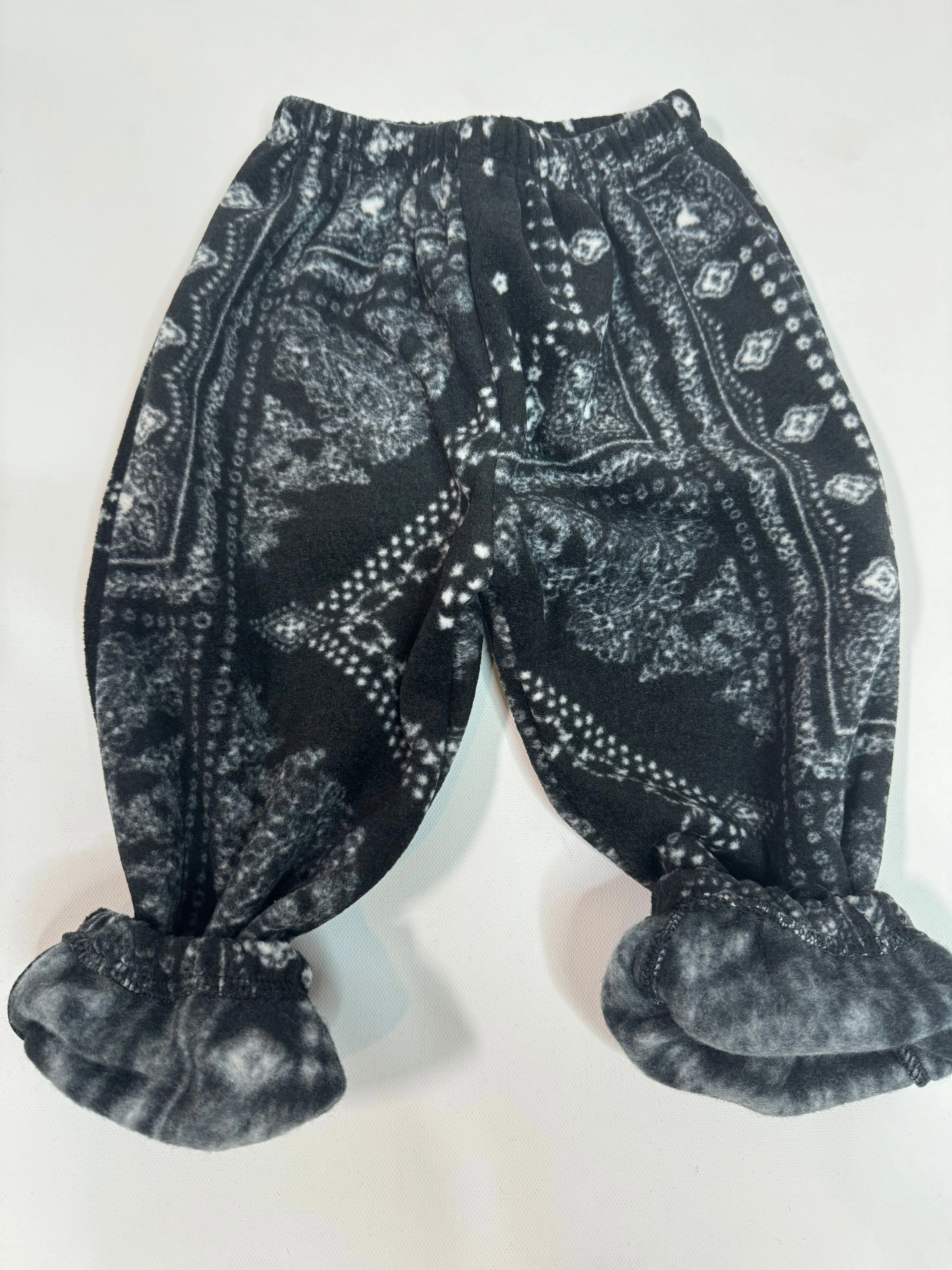Paisley Fleece Jogger Pants