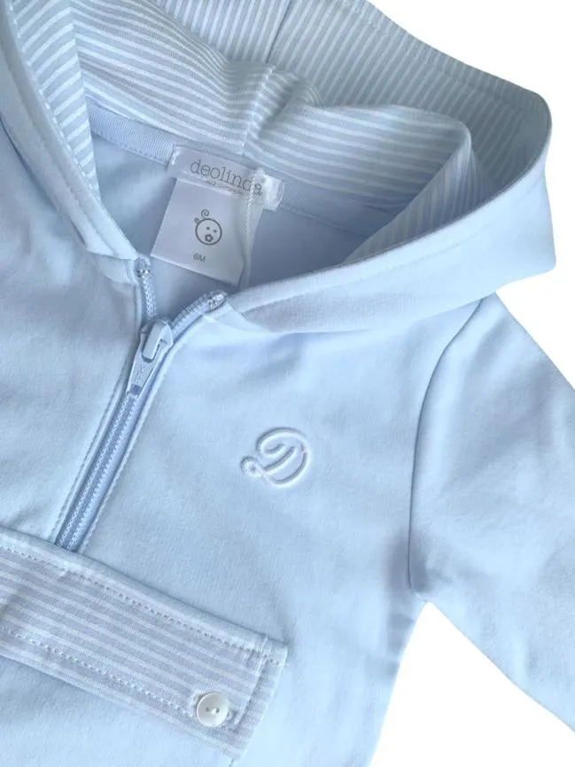 Pale Blue Hooded Tracksuit