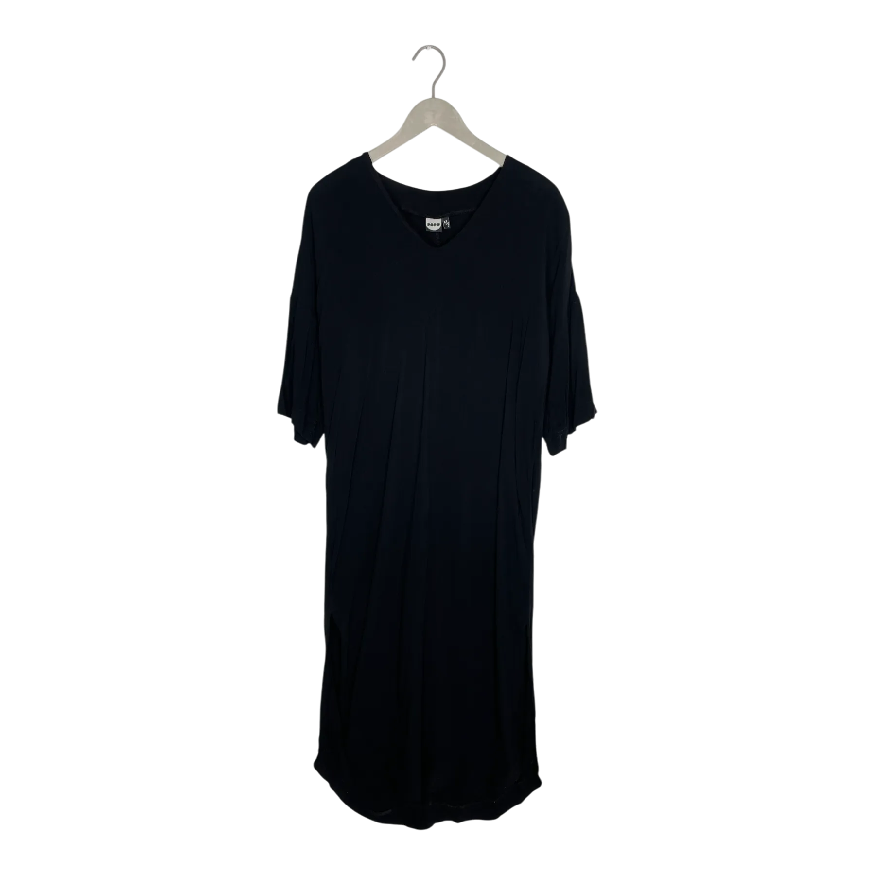 Papu short sleeve dress, black | woman XS/S