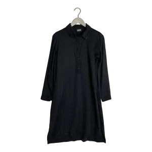 Papu woven shirt dress, black | woman XS