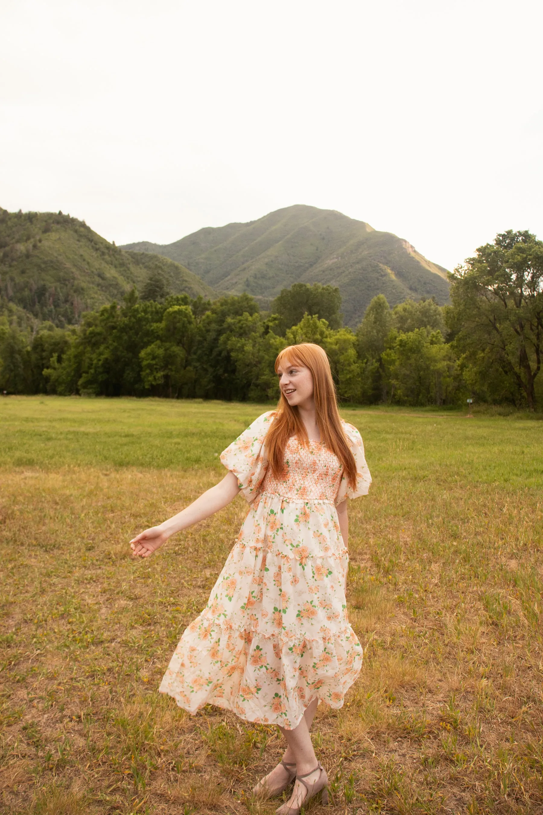 Peach Blossom Dress