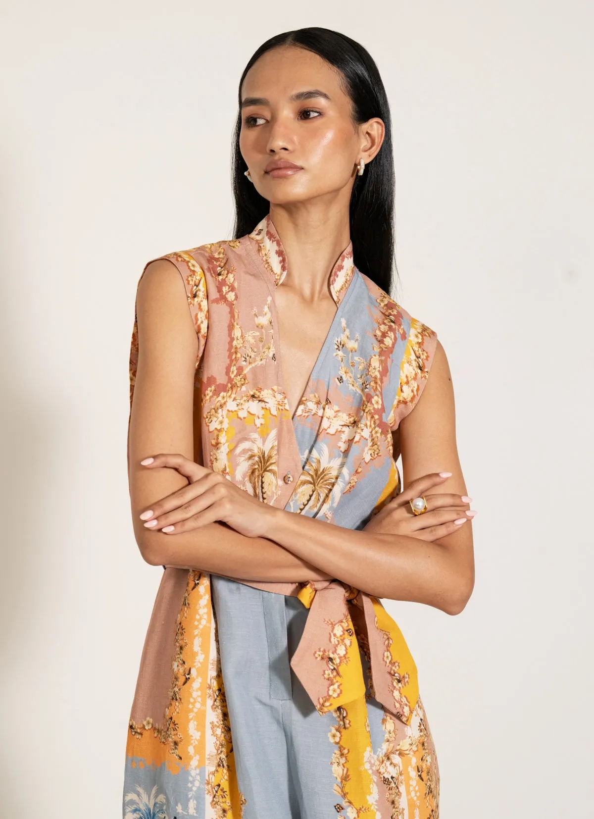 Penelope pleated jumpsuit