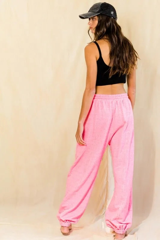 Pink Power Neon Sweatpants