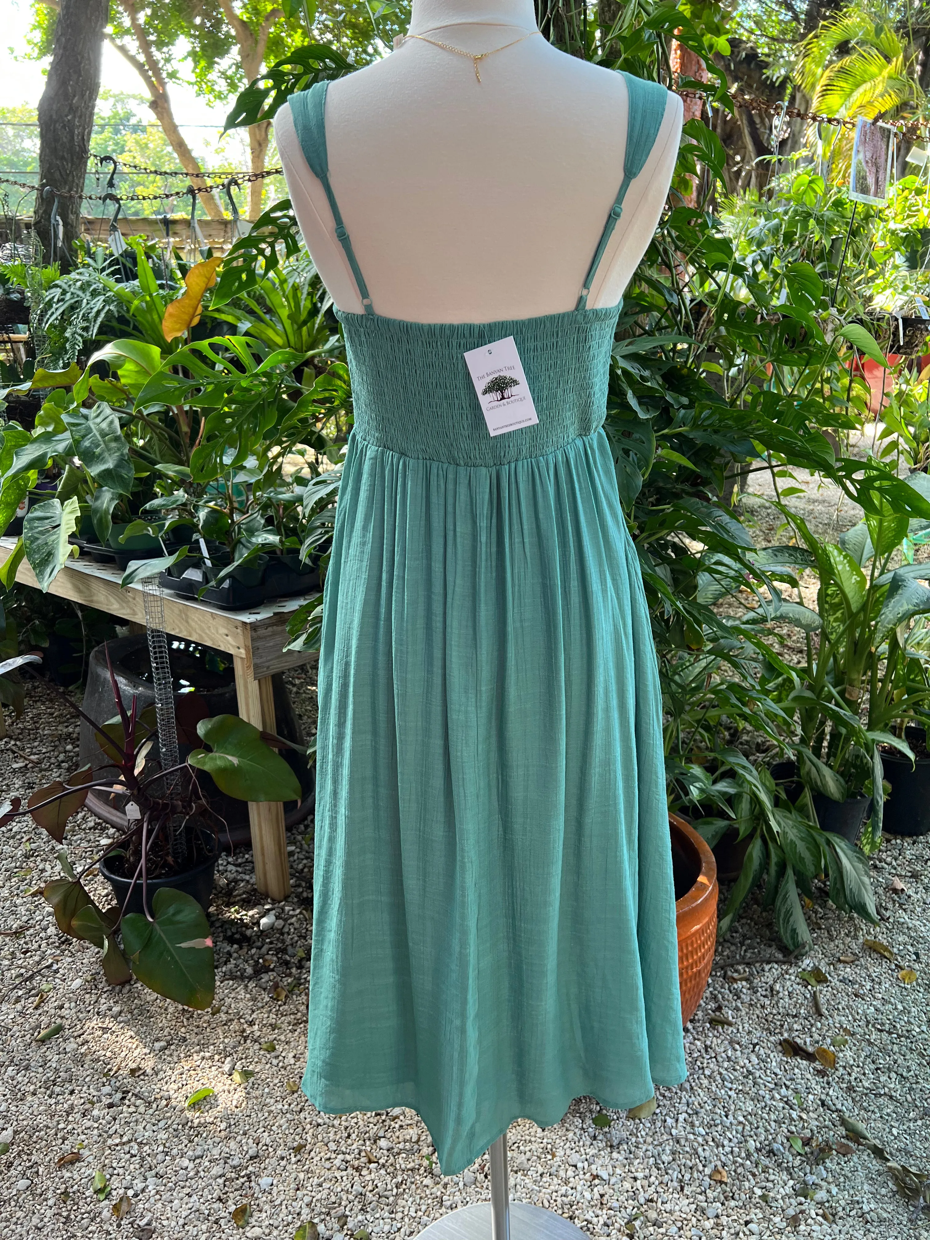 Pistachio Midi Dress