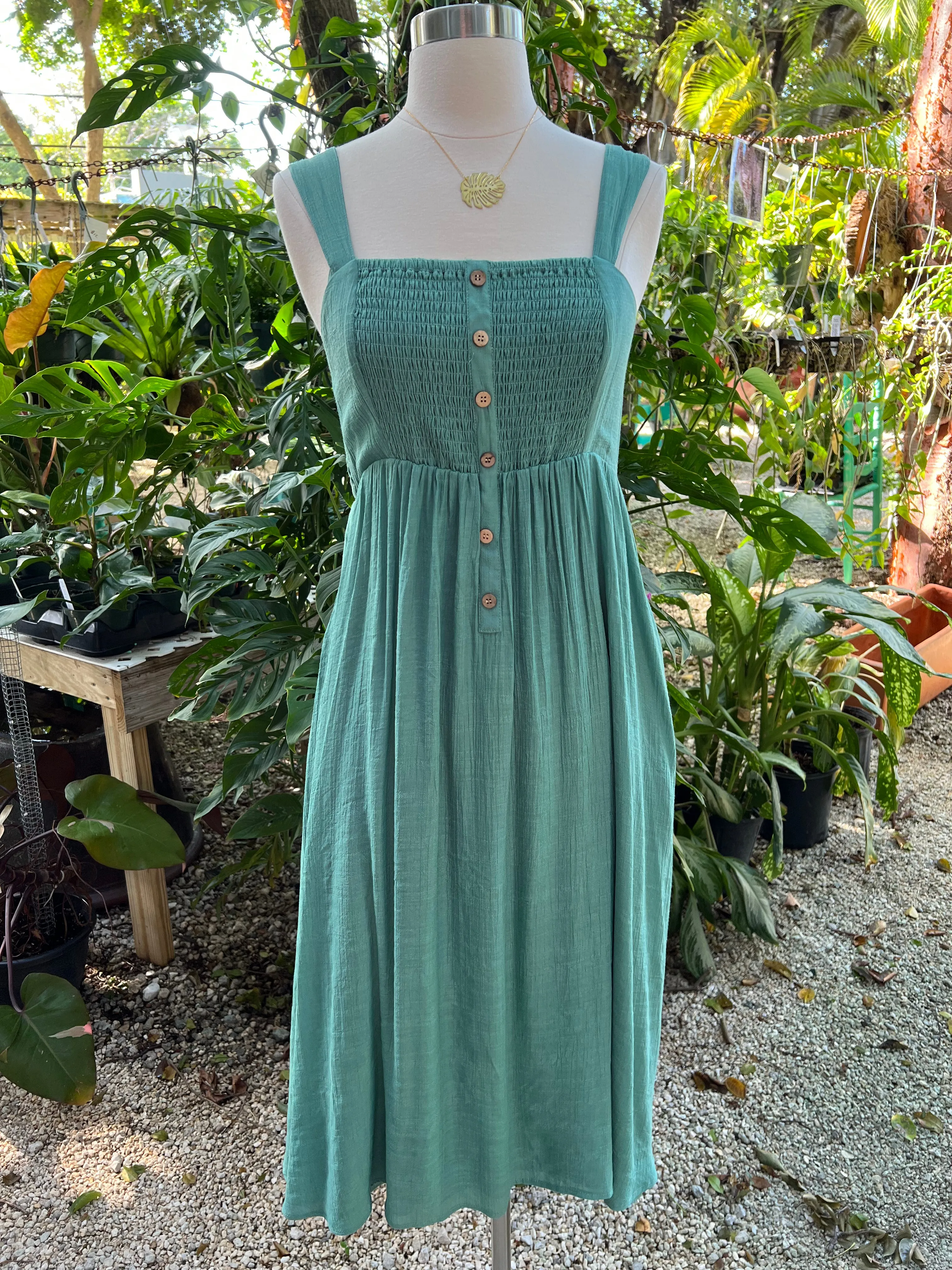 Pistachio Midi Dress