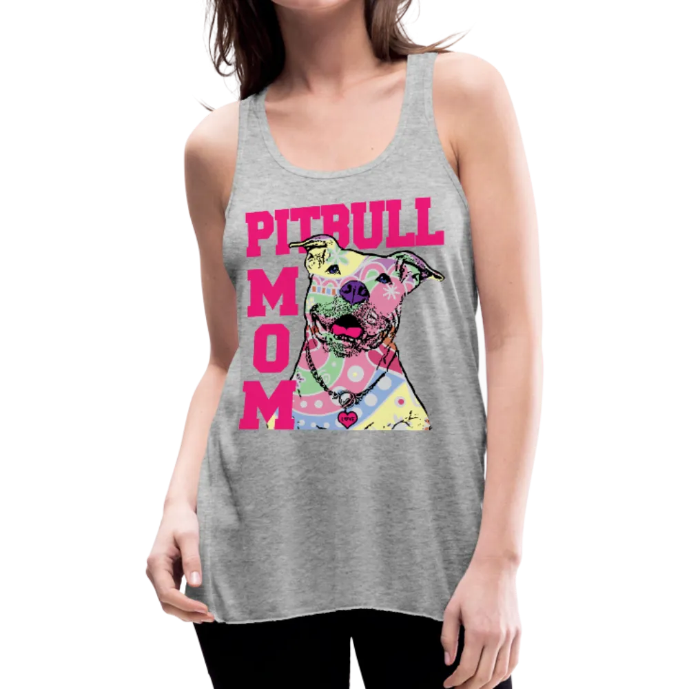 Pitbull Mom Women's Flowy Tank Top by Bella