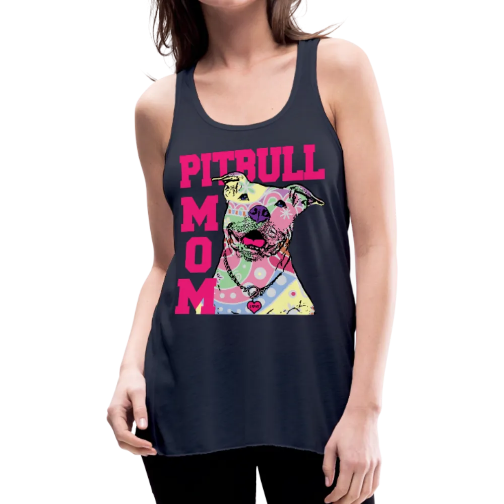 Pitbull Mom Women's Flowy Tank Top by Bella