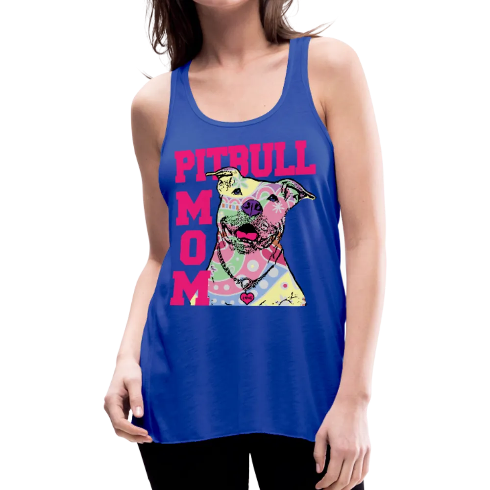 Pitbull Mom Women's Flowy Tank Top by Bella