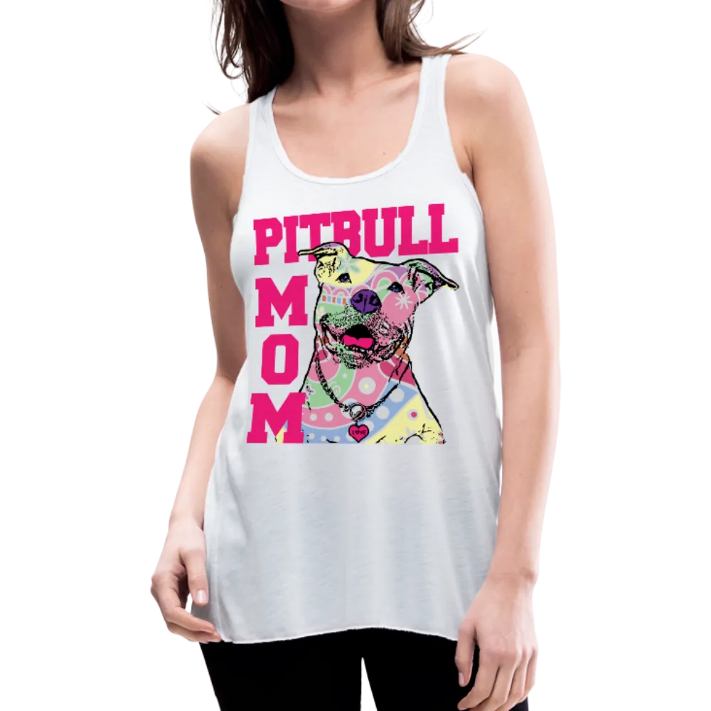 Pitbull Mom Women's Flowy Tank Top by Bella