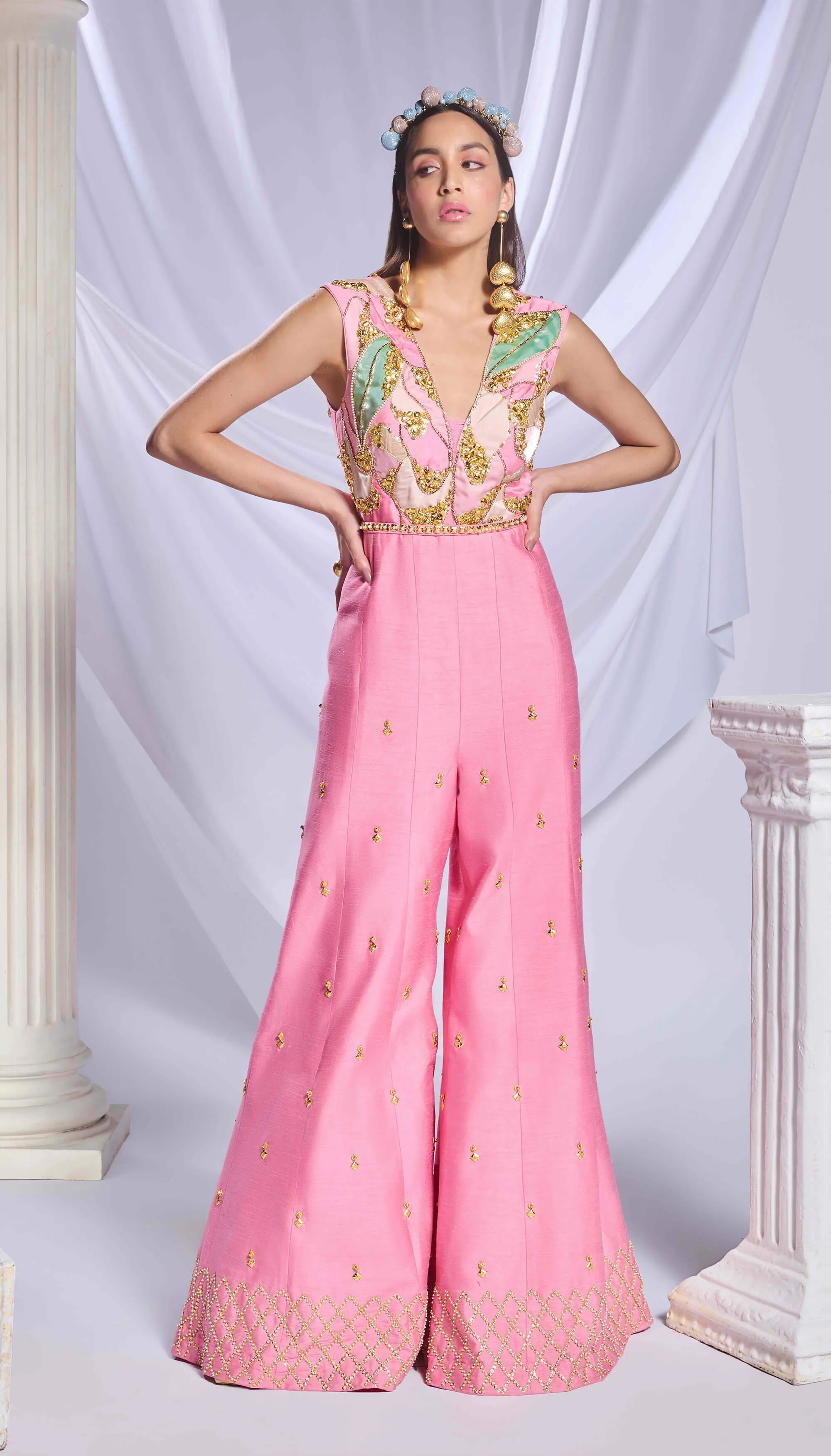 Playdate pink jumpsuit