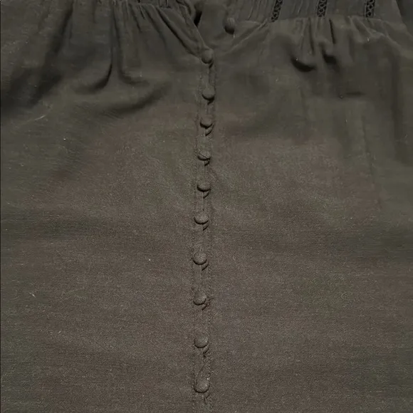 Pleated Button-Front Shift Dress by Madewell