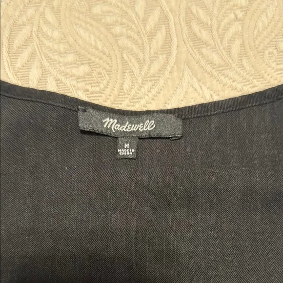 Pleated Button-Front Shift Dress by Madewell