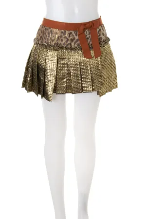 Pleated Mini Skirt