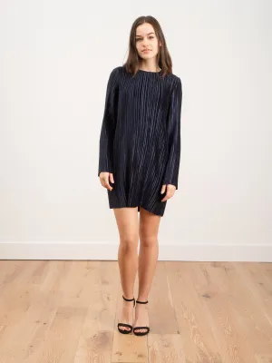 plisse mini dress
