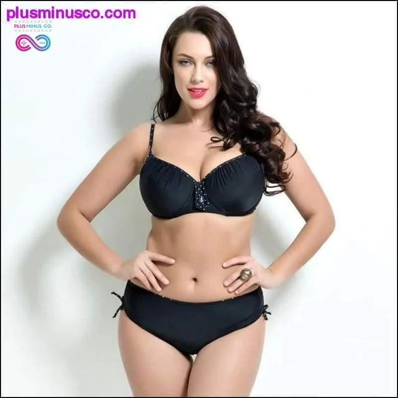 Plus Size Bikini Set 5XL Large Size Swimwear Women Two