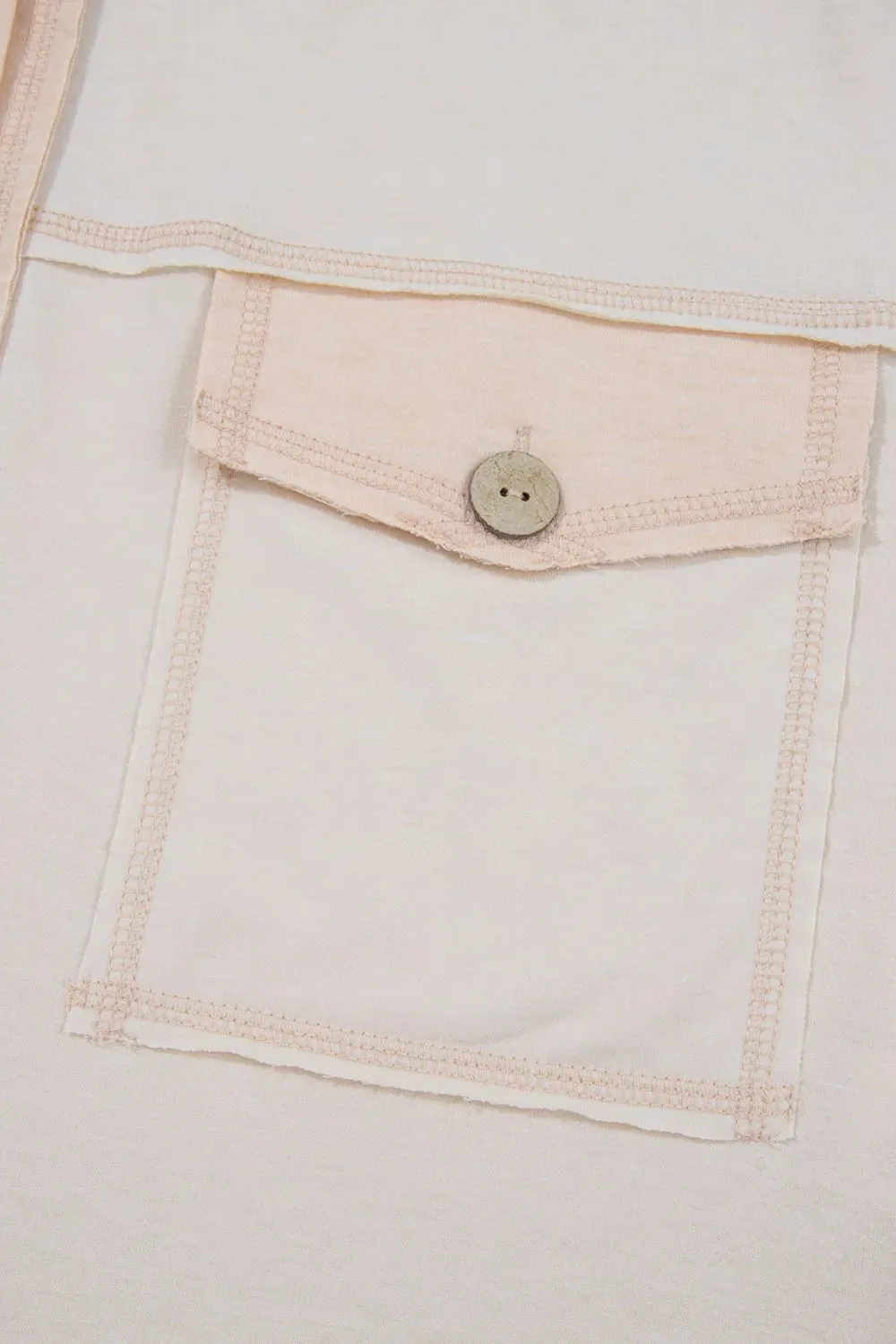 Pocket Front Short Sleeve Wide Leg Jumpsuit