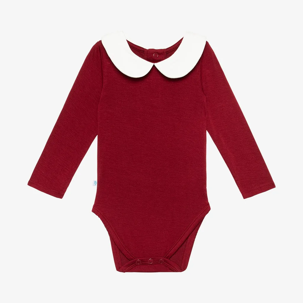 Posh Peanut Leonora L/S Peterpan Collar Bodysuit & Skirted Legging Set