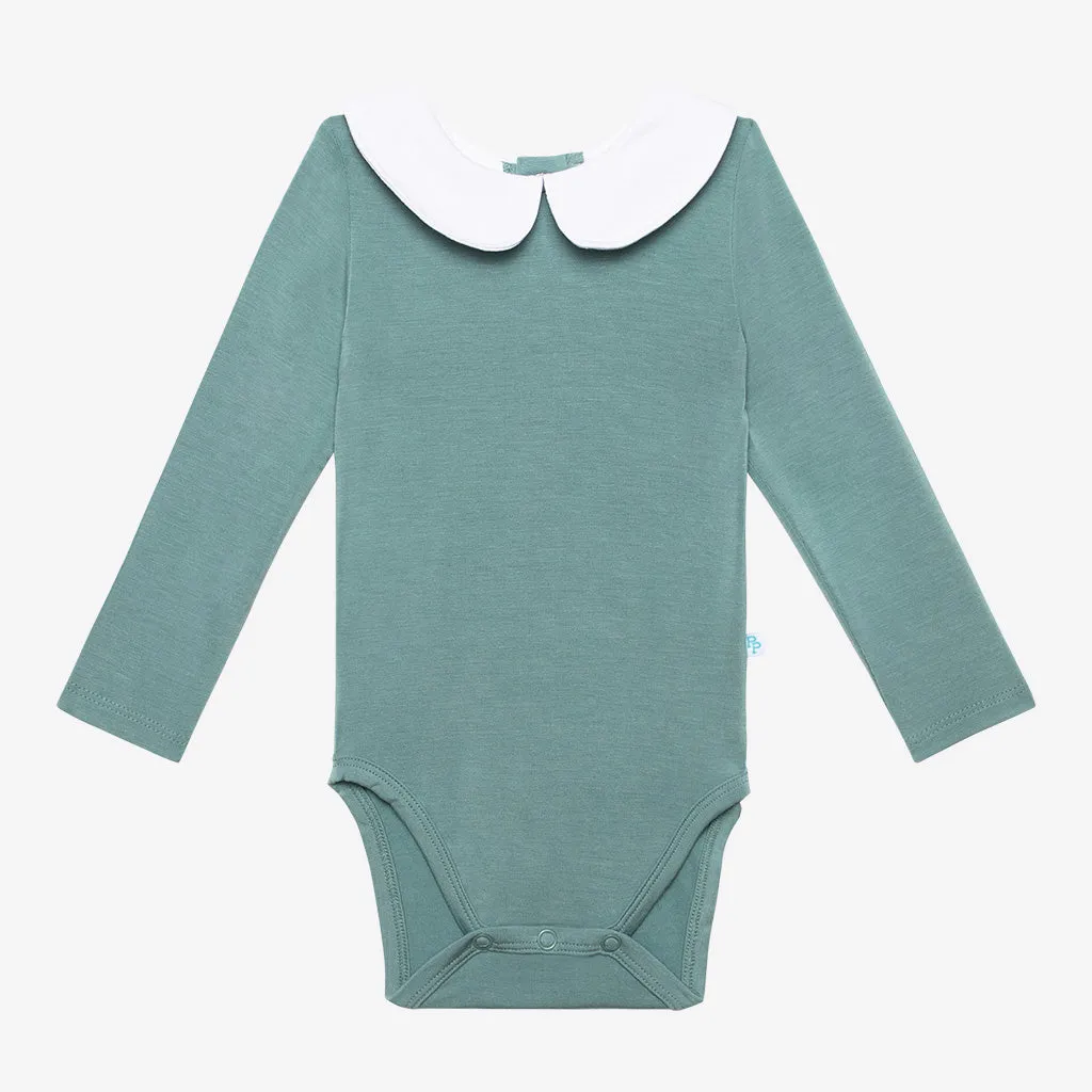 Posh Peanut Shay L/S Peterpan Collar Bodysuit & Skirted Legging Set