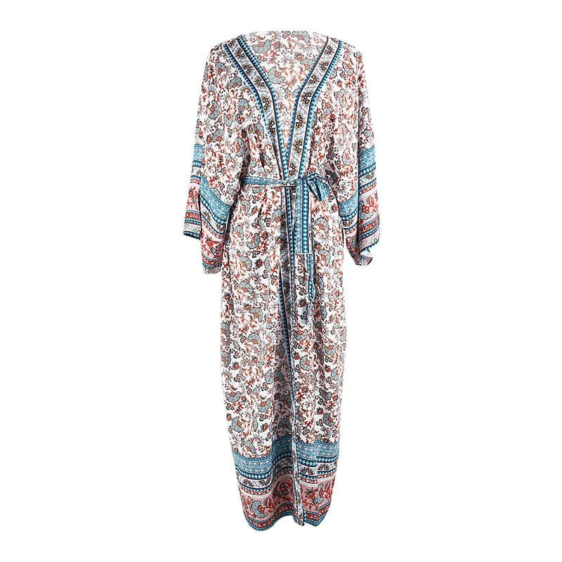 Print Beach Dress Bikini Cover-up