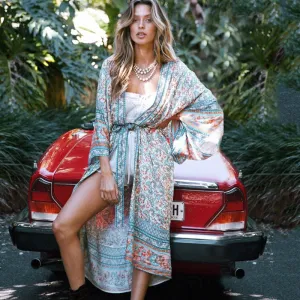 Print Beach Dress Bikini Cover-up