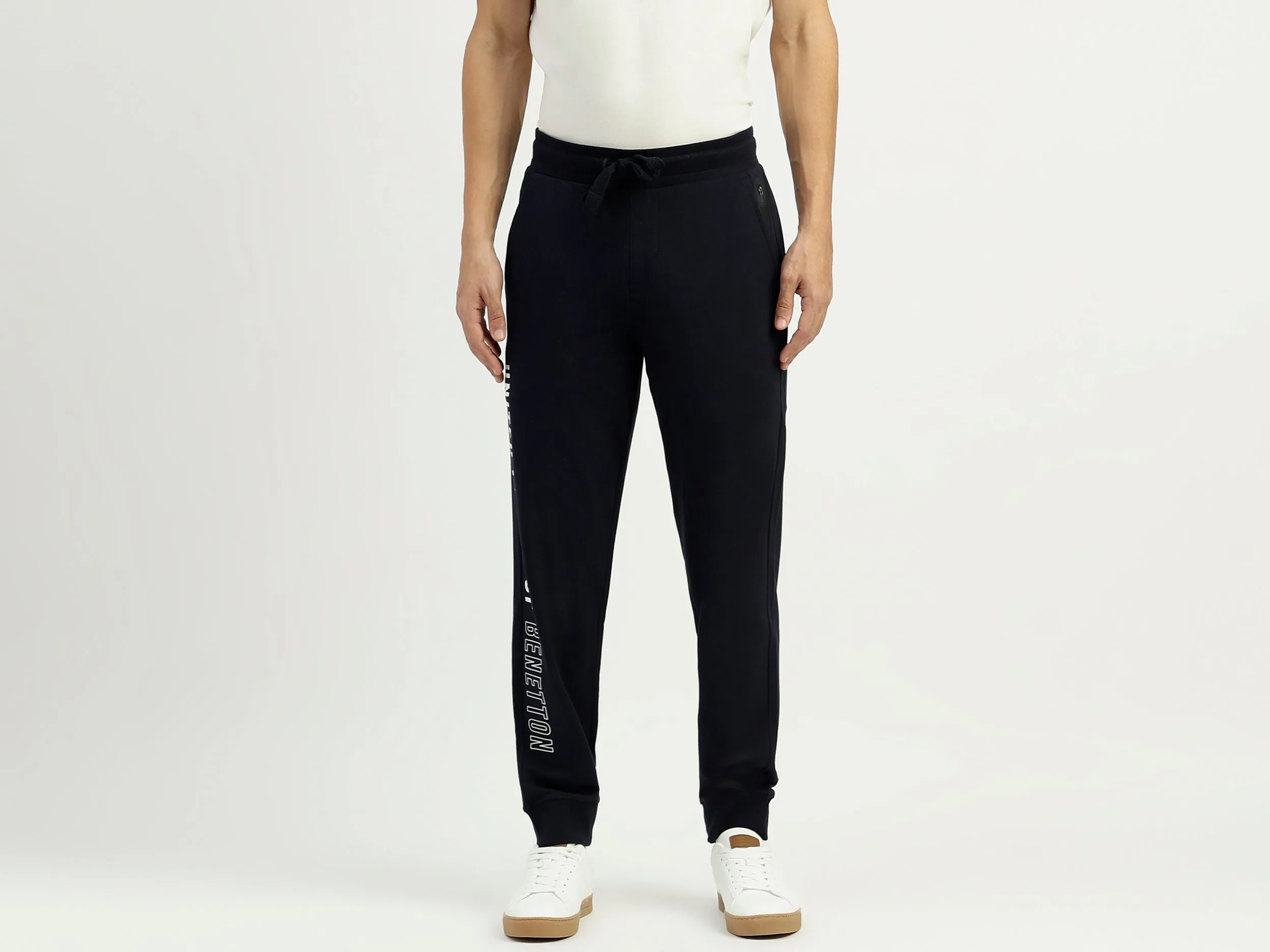 Printed Mid Rise Regular Fit Joggers