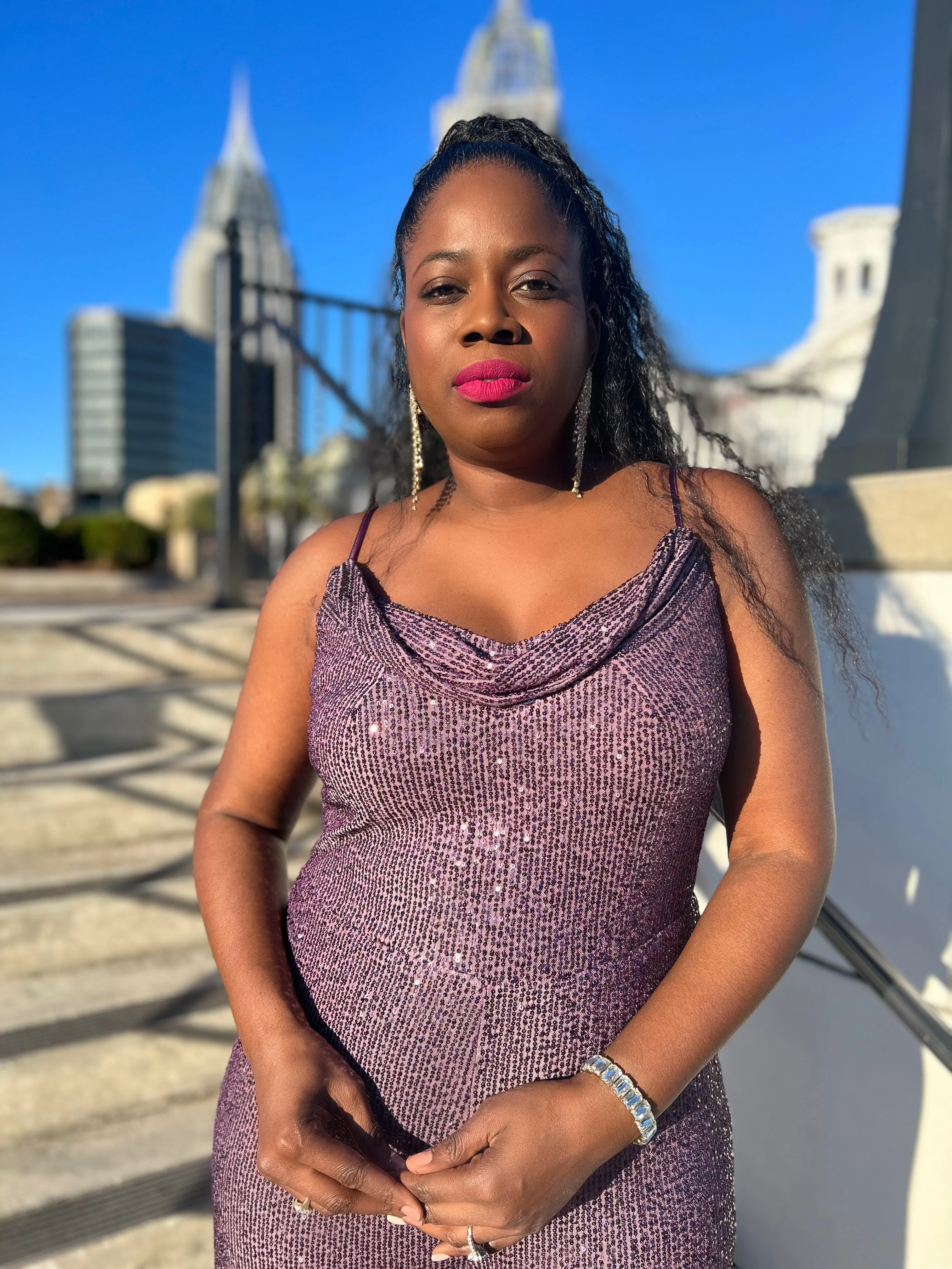 “Purple Fantasy” Jumpsuit (Plus ) (Clearance)