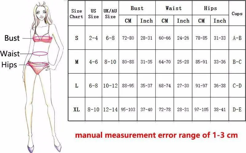 Push up Bikini Women Biquini Beach Wear Bathing Suit Bikinis Set