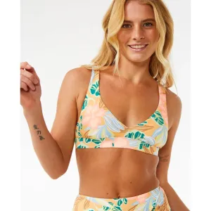 RIP CURL FOLLOW THE SUN CROP TOP LIGHT ORANGE