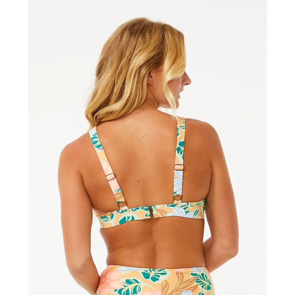 RIP CURL FOLLOW THE SUN CROP TOP LIGHT ORANGE